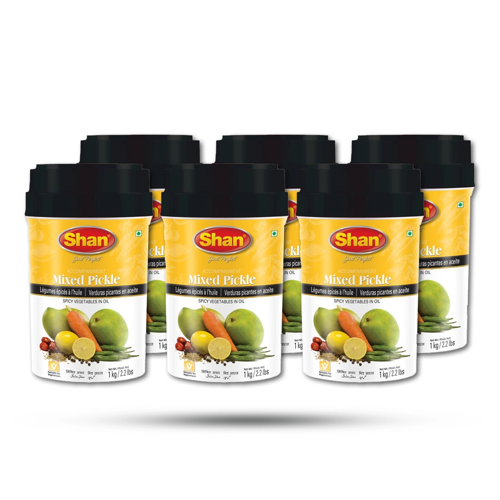 Shan - Mixed Pickle - 1Kg.