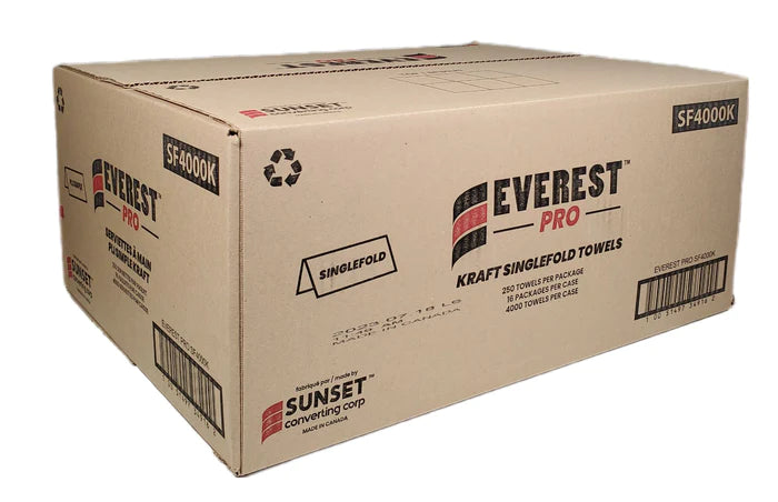Everest Pro/ Five Star - Kraft Hand Towel - Single Fold