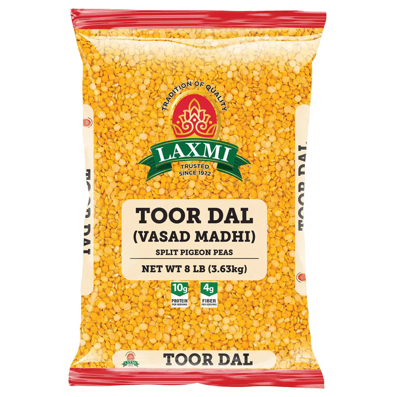 Laxmi - VSD Madhi Toor Dal Plain - 8Lb