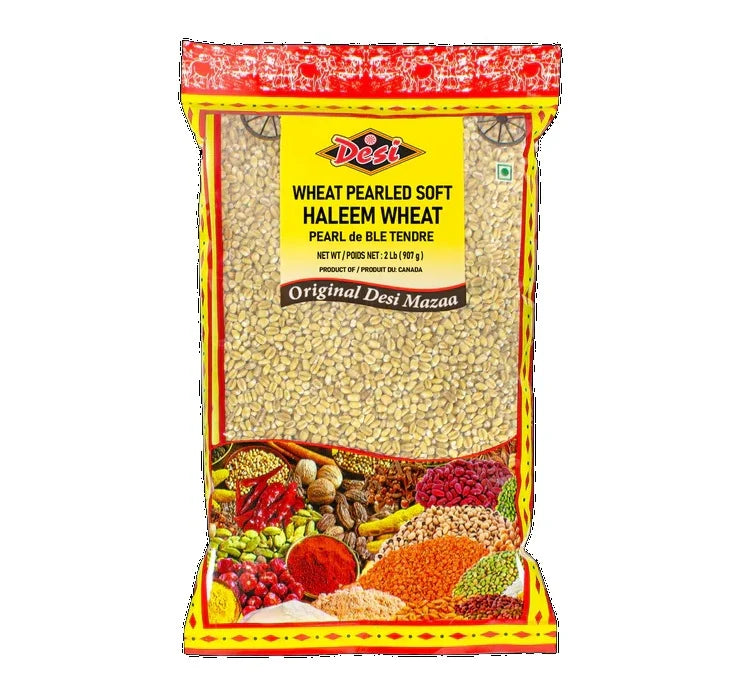 Desi - Wheat Haleem Pearled - Soft - 2Lb