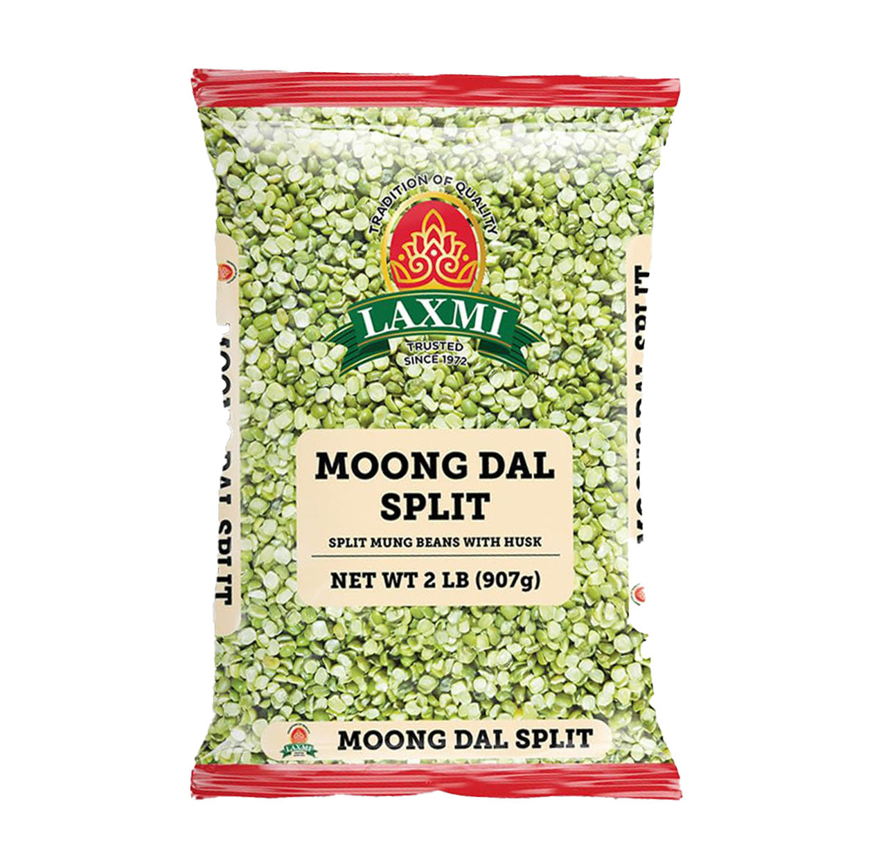 Laxmi - Moong Dal Split - w/skin - 2Lb