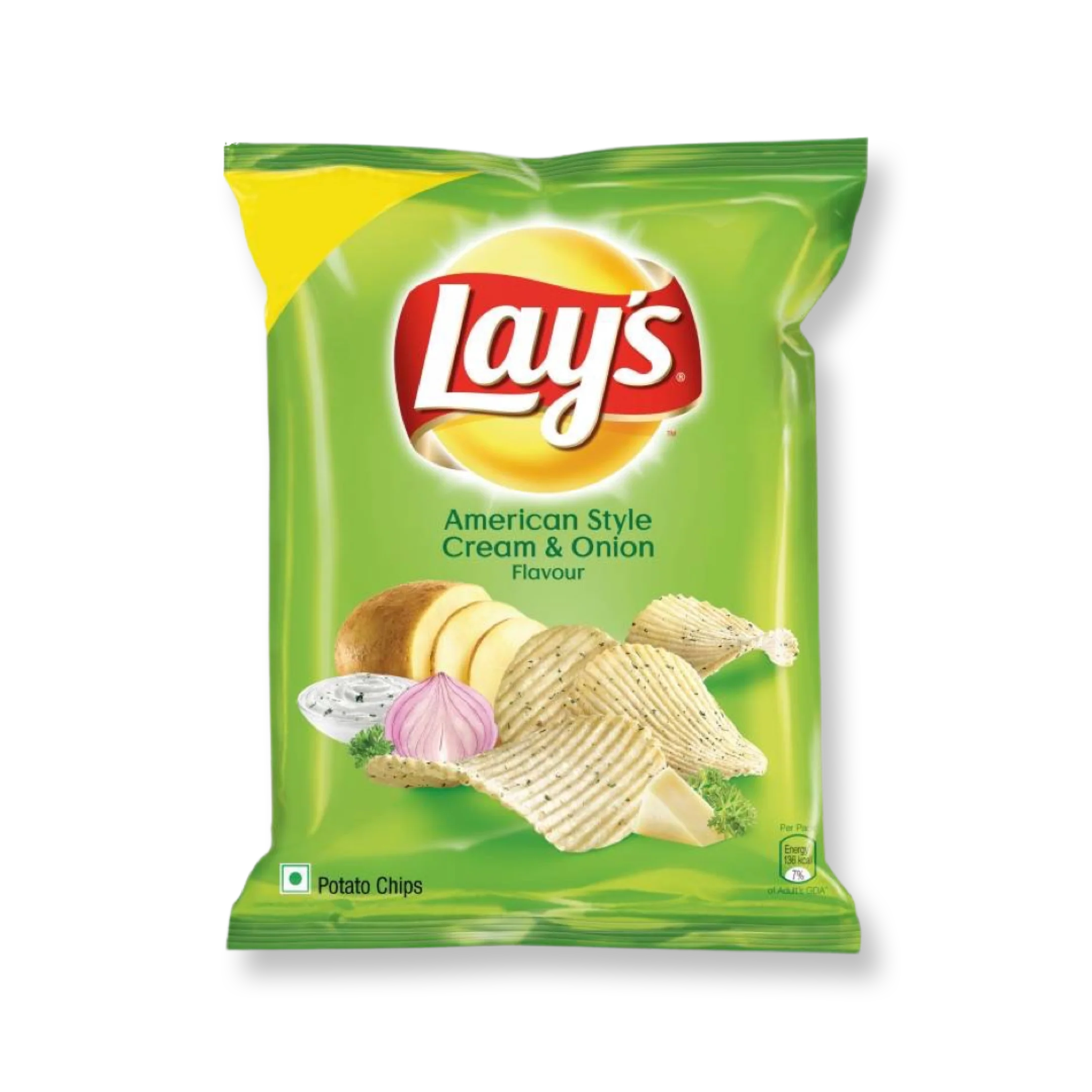 Lays American Style Cream & Onion Flavour - 50g