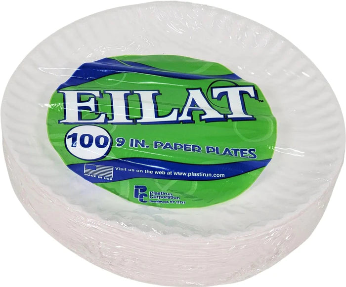 Eco Craze - 9" Paper Plates - 100Ct