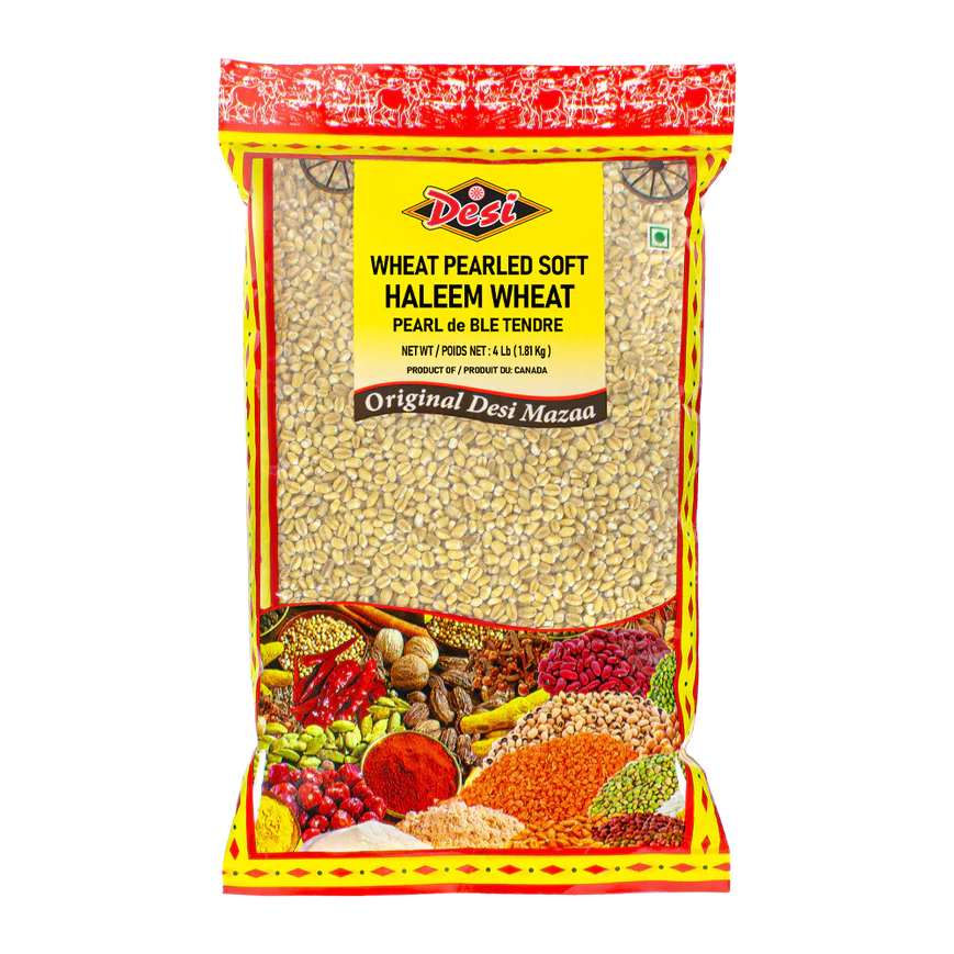 Desi - Haleem Wheat  - Pearled Soft - 4Lb