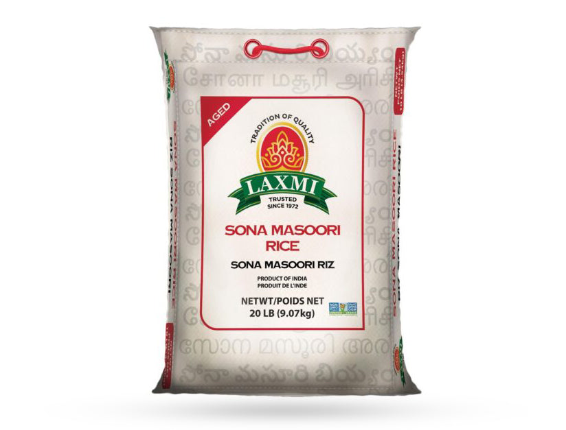 Laxmi - Sona Masoori Rice - 20Lb