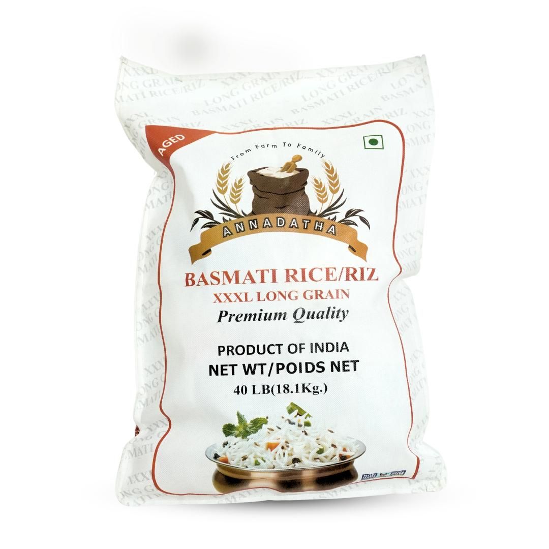 Annadatha - Basmati Rice - Long Grain - 40Lb