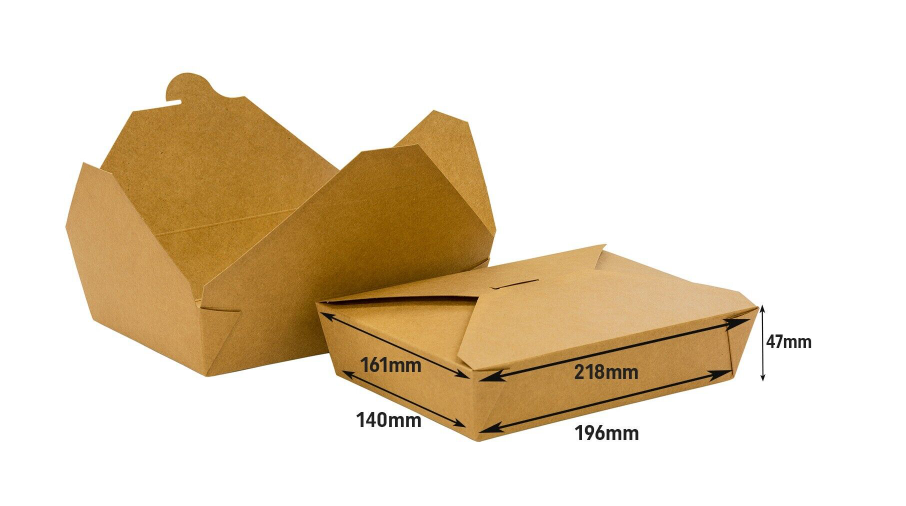Kraft Deli Boxes 4 Flap #2