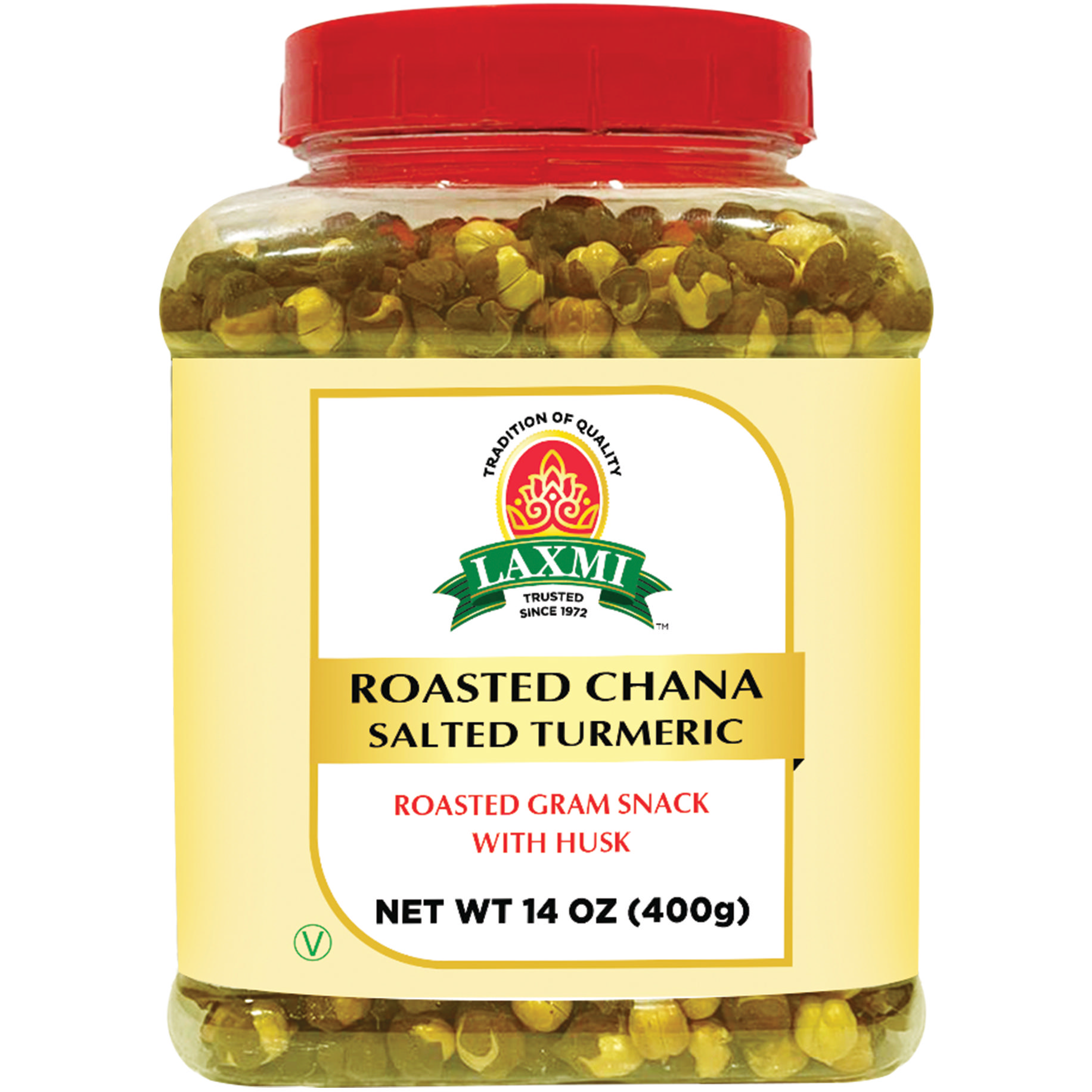 Laxmi - Roasted Channa - Salt Turmeric (Jar) - 400g
