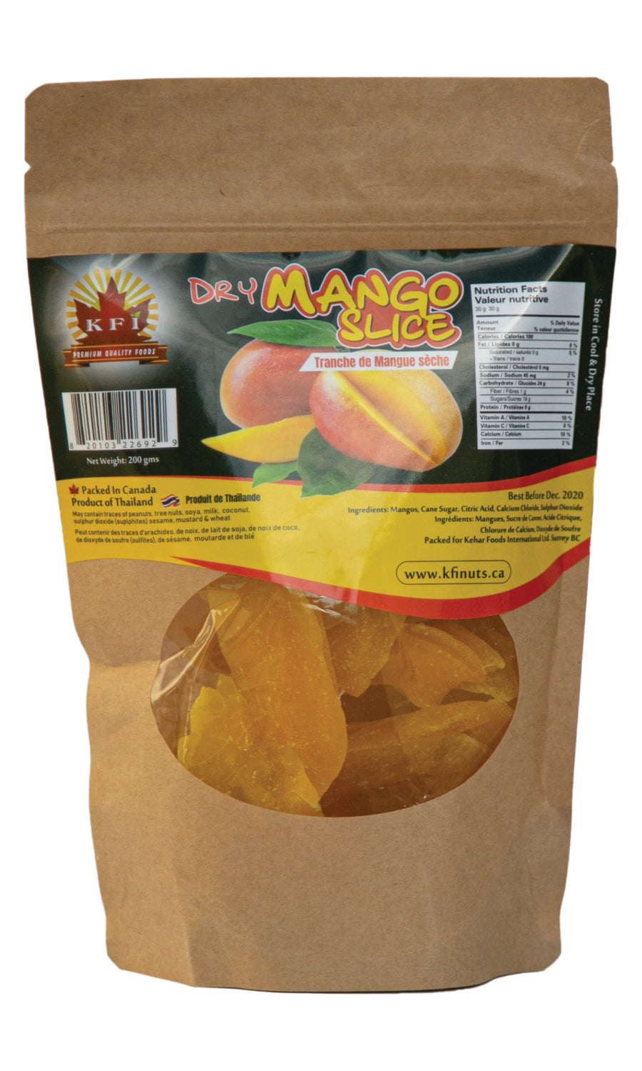 KFI - Dry Mango Slices - 200g