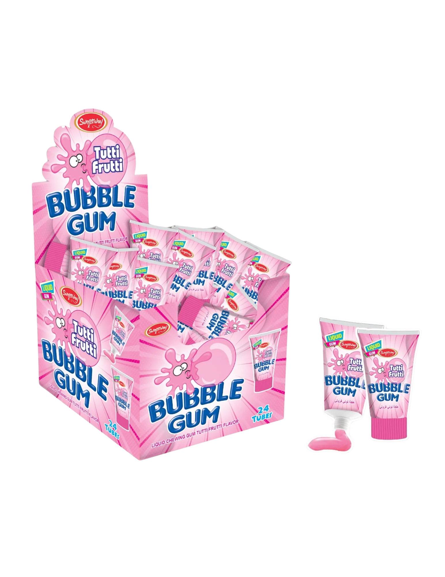 Mayfair - Sweetway Tube Gum Tutti Frutti - 45g