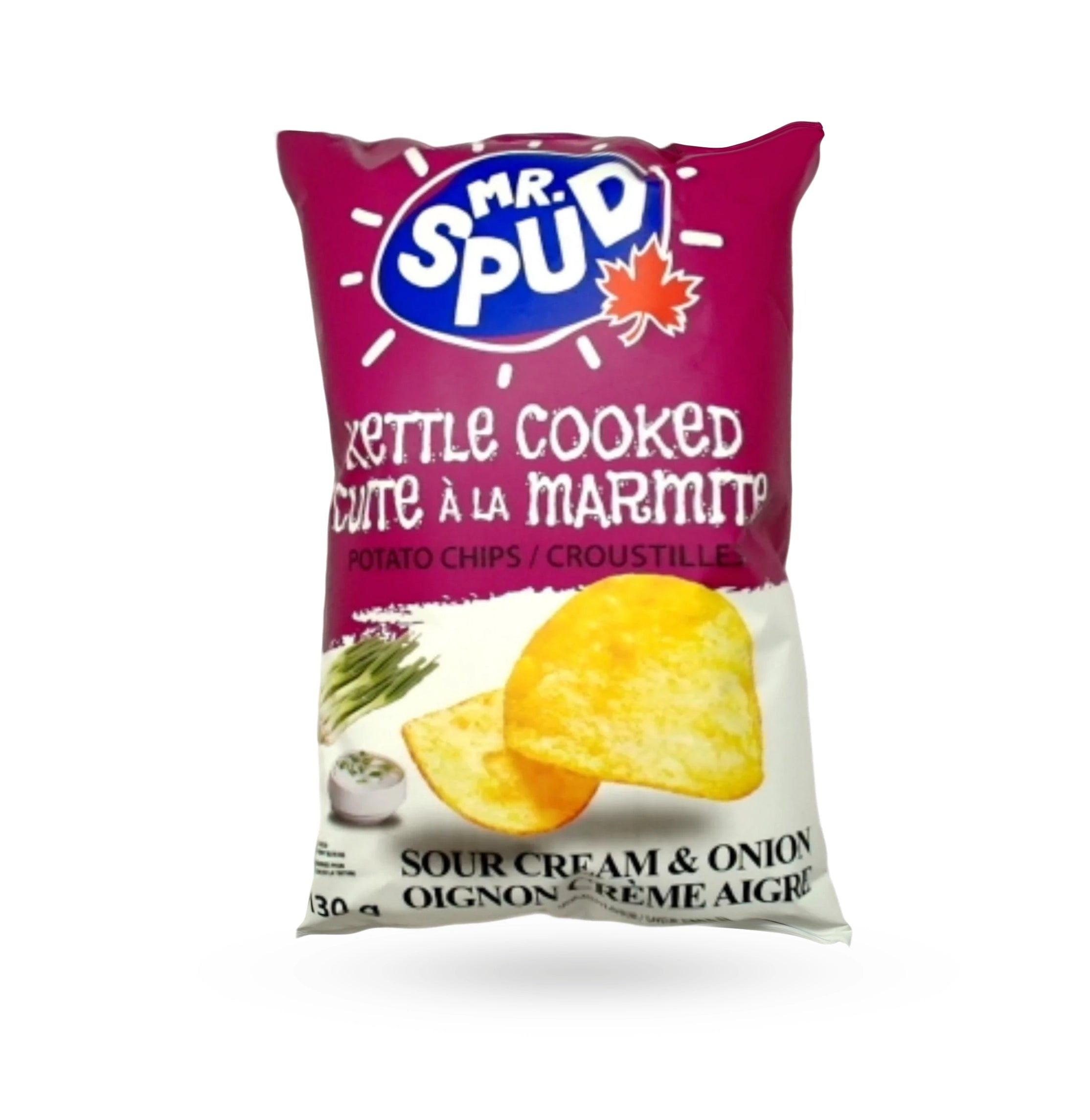 Mr. Spud - Kettle Chips - Sour Cream & Onion.