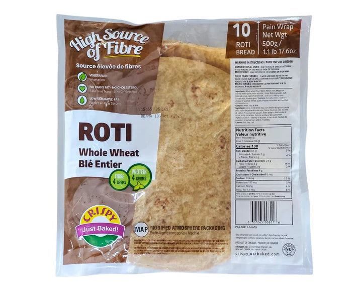 Crispy - Roti Whole Wheat - 500g