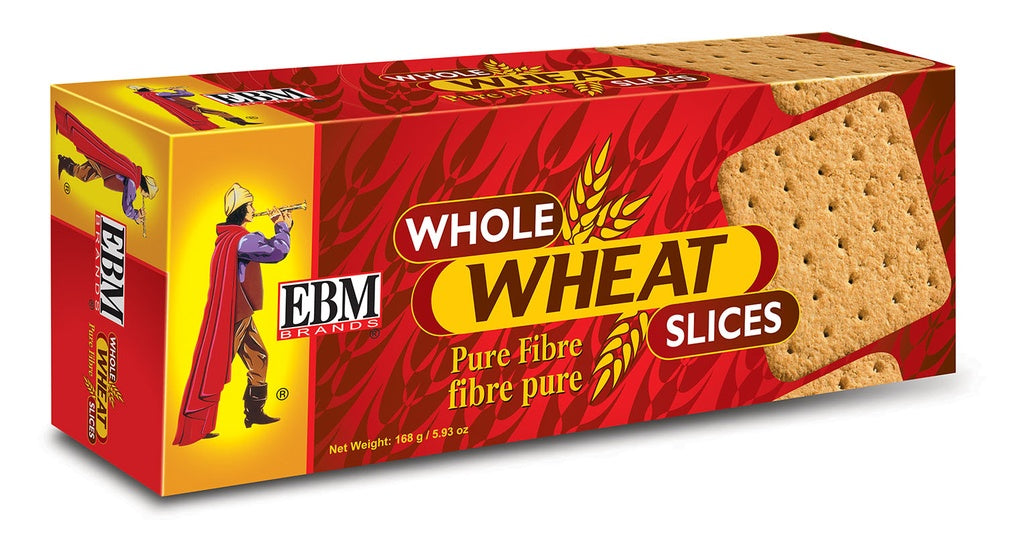 EBM - Sooper Whole Wheat Slice Biscuits - 168g
