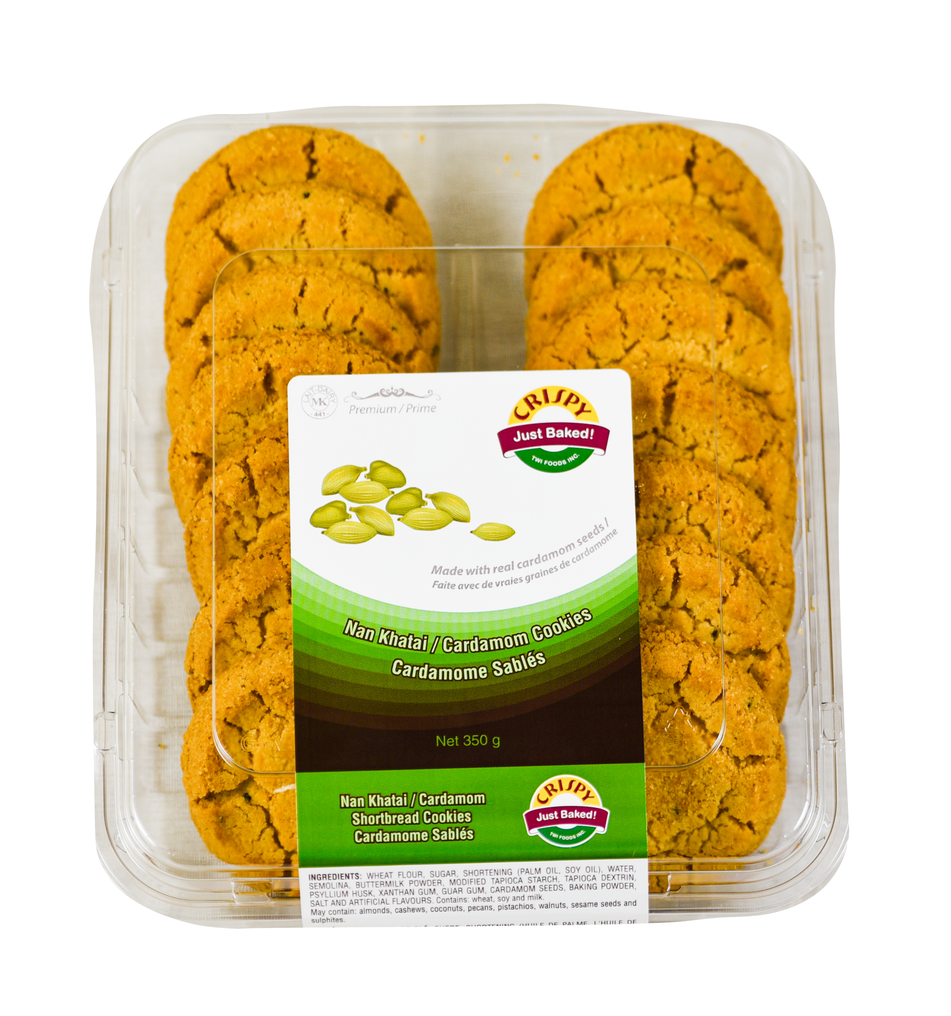 Crispy - Nan Khatai / Cardamom Cookies - 350g