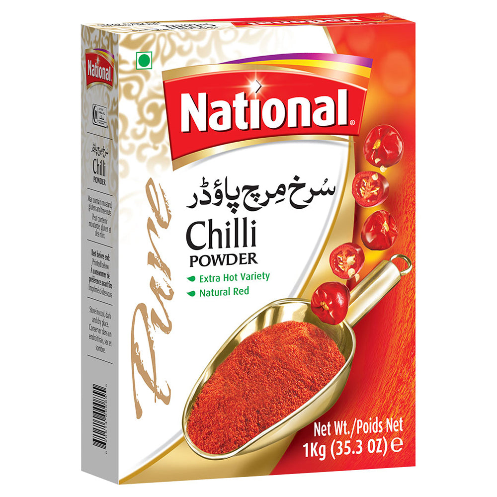 National - Red Chilli Powder - 1Kg