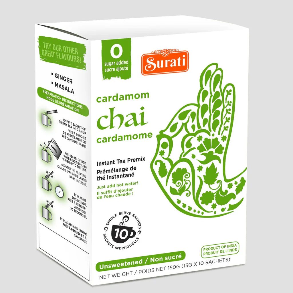 Surati - Cardamom Tea - Premix Unsweetened - 150g