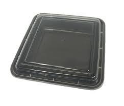PCM - T48oz - Black Plastic Container Combo