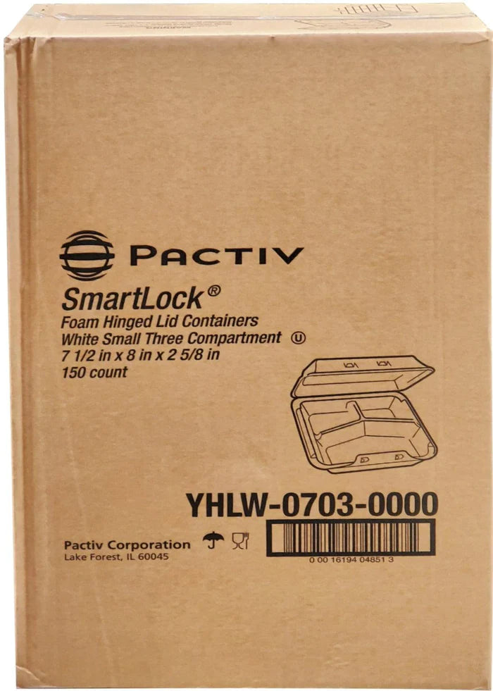 Pactiv - Hinged Foam Container - YHLW-0703