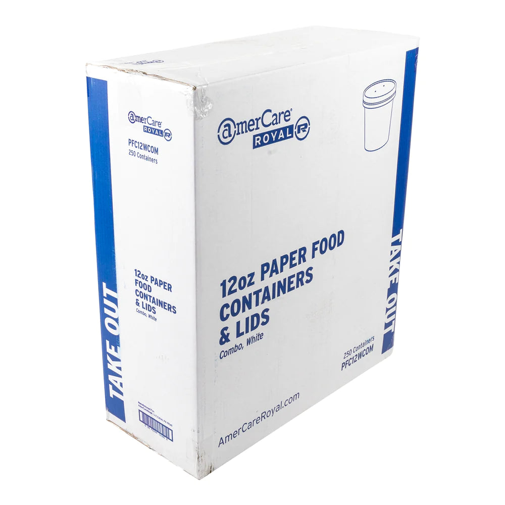 Paper Food Container Combo - 12oz