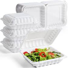 CanGreen - 8X8 Cornstarch Clamshell Container - 801