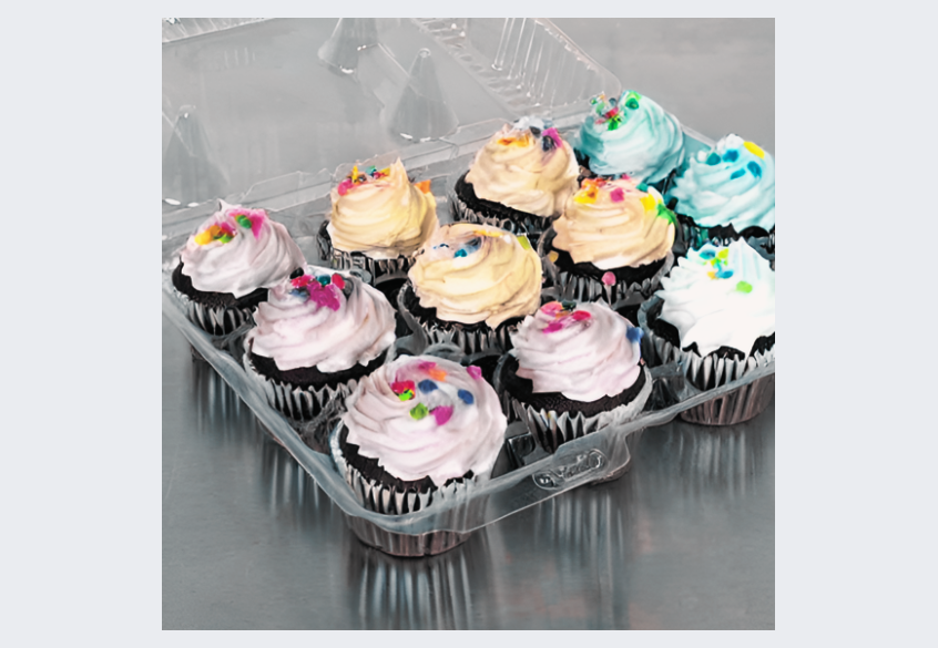 Vespa - 12 Mini Muffin Container - V045