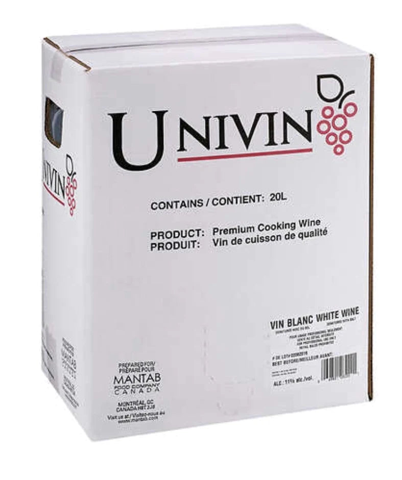 Univin - Cooking Wine - White - Denatured