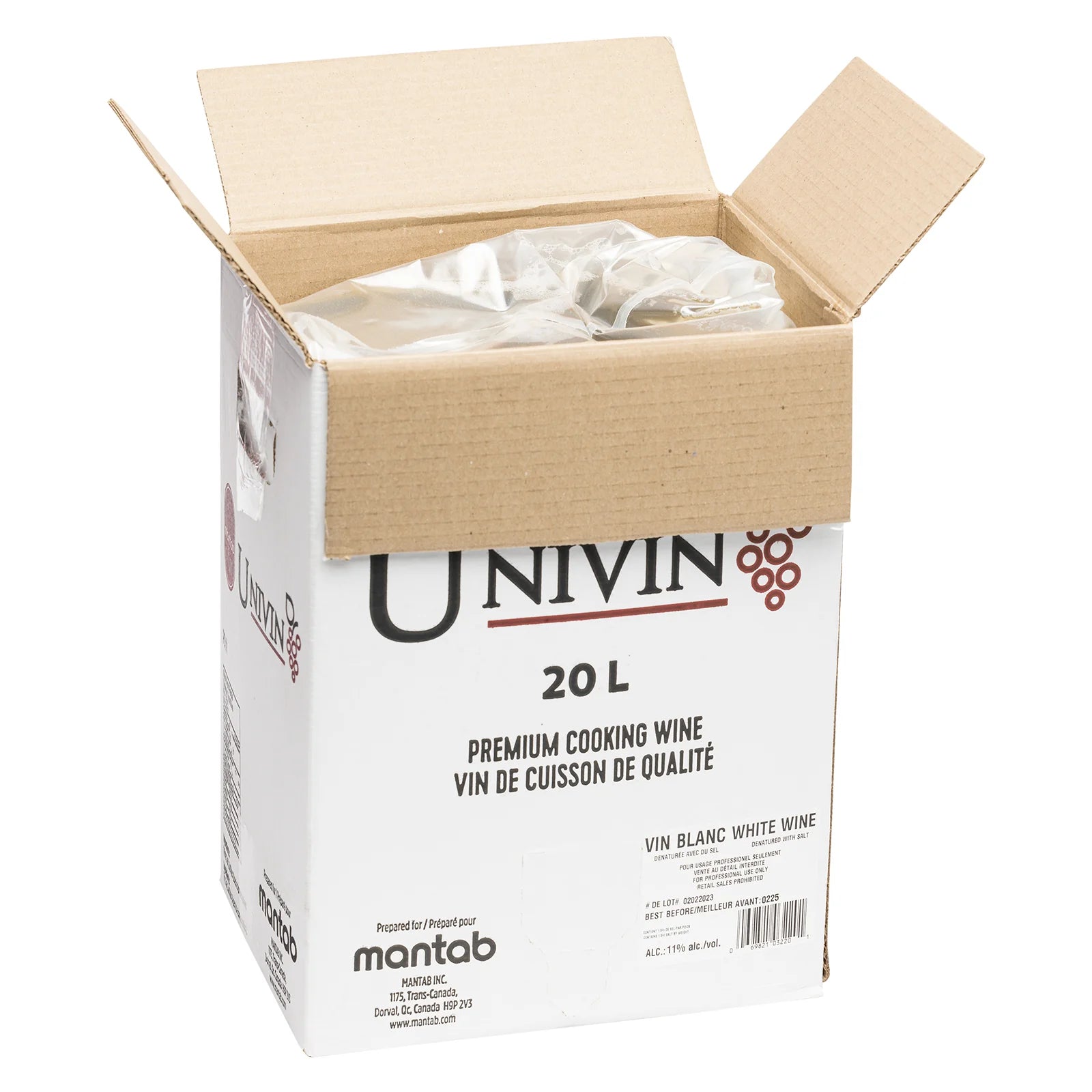 Univin - Cooking Wine - White - Denatured