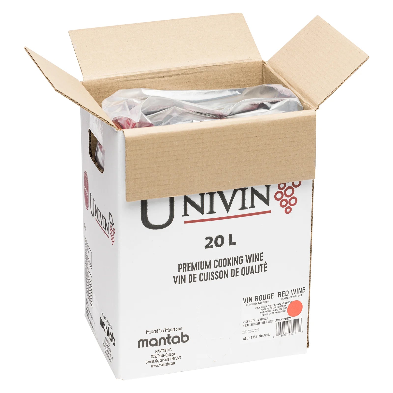 Univin - Cooking Wine - Red - Denatured