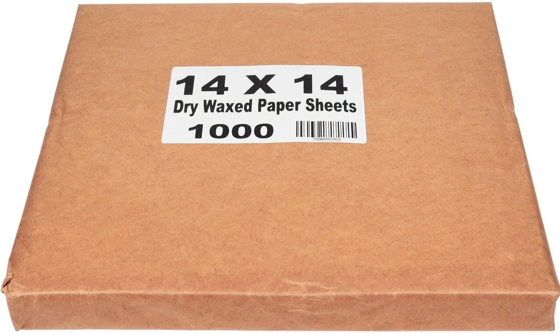 Wax Paper - Dry - 14"X14" - 1000Ct