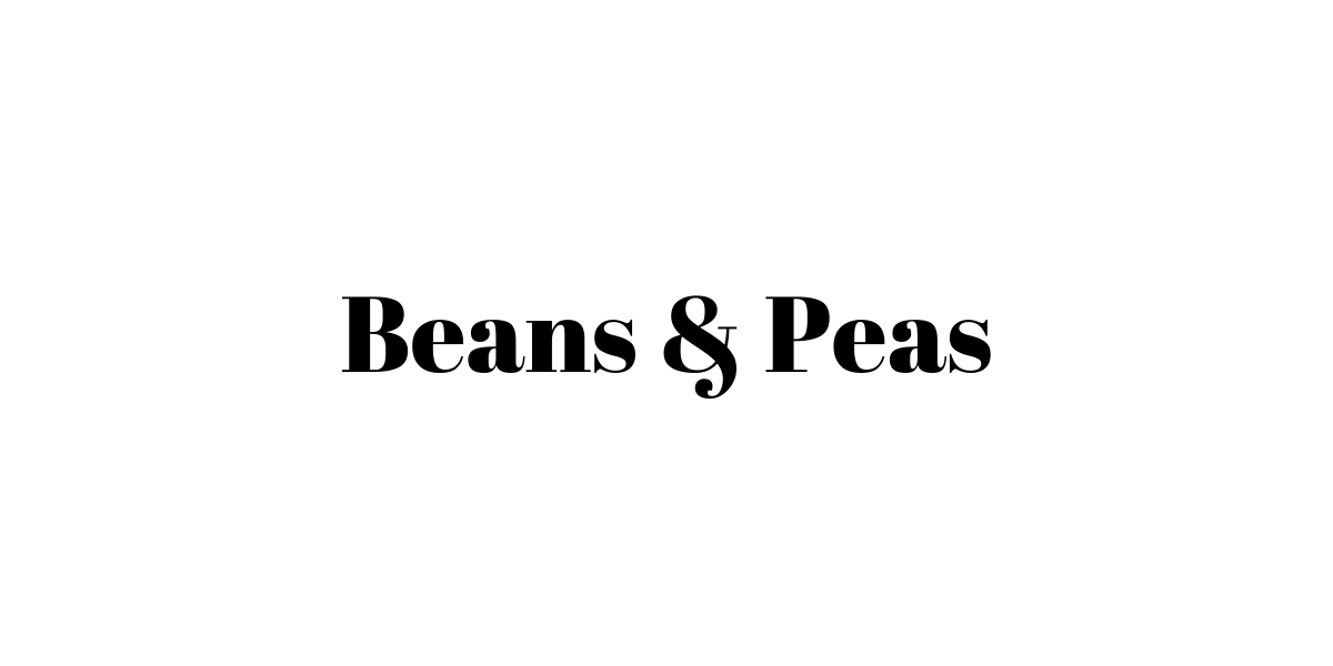 Bean & Peas