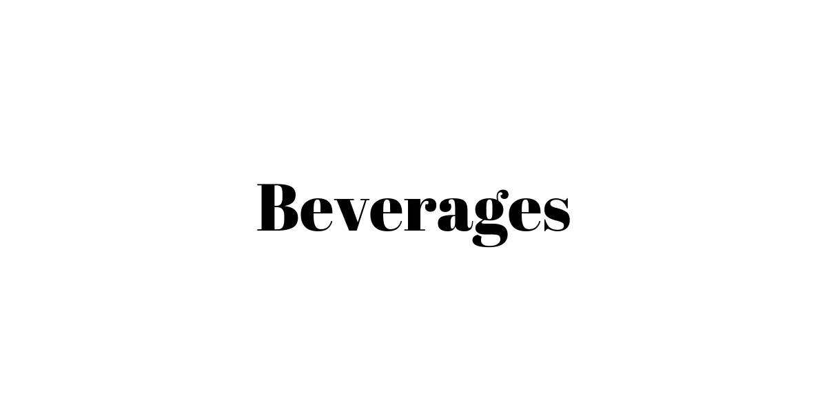 Beverages