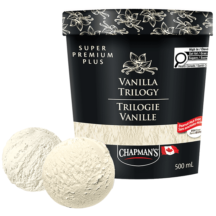 Chapman's Ice cream Vanilla Trilogy 500ml - A2Z Cash N Carry