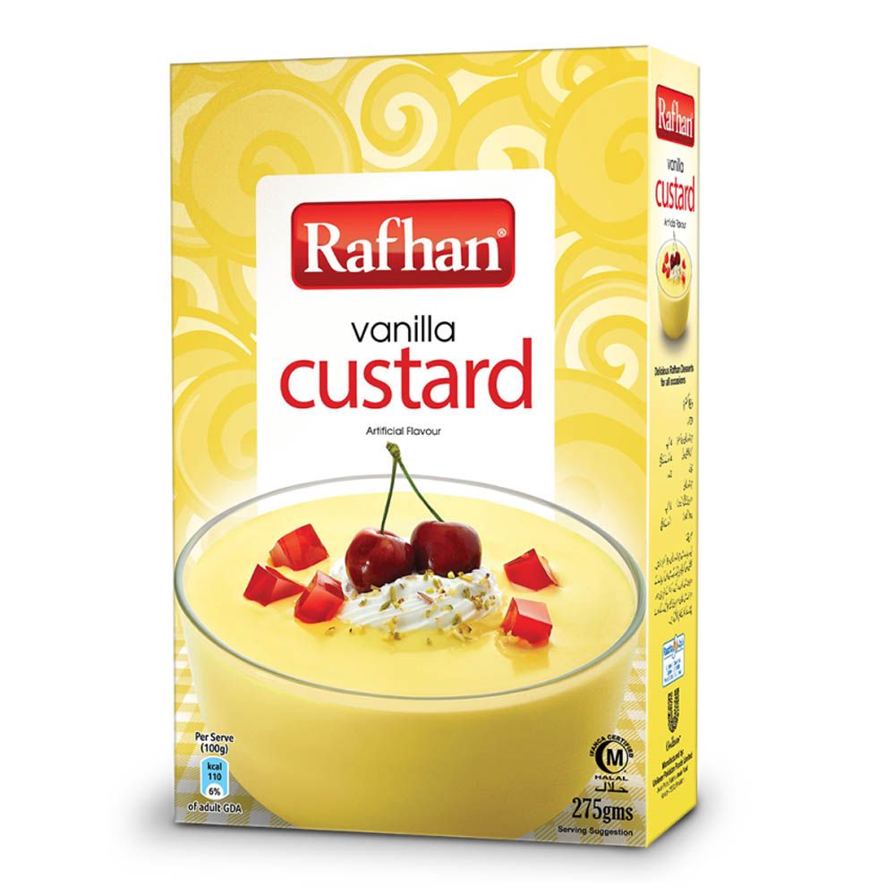 Rafhan Custard Powder Vanilla 275g - A2Z Cash N Carry