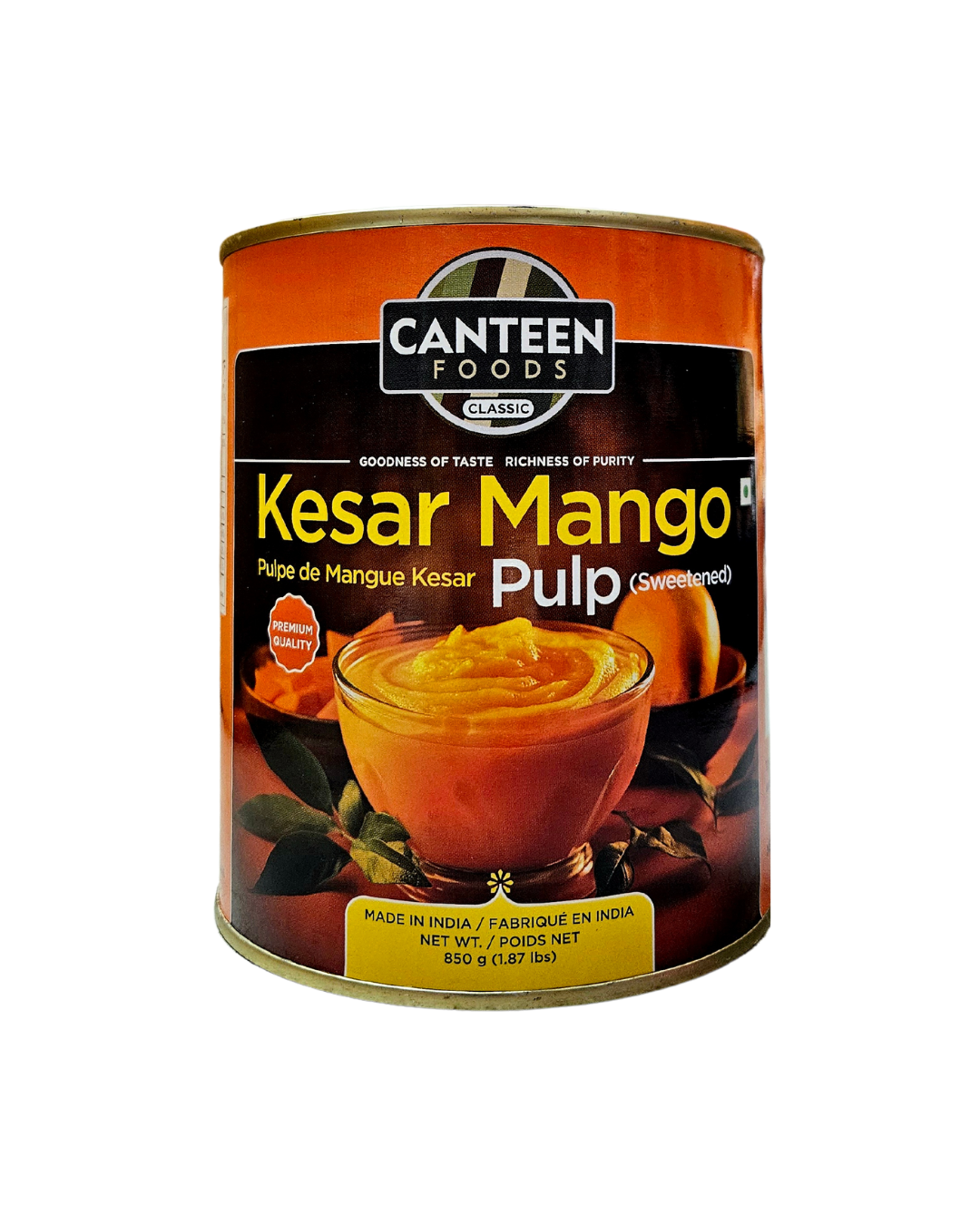 Canteen Kesar Mango Pulp 850g - A2Z Cash N Carry