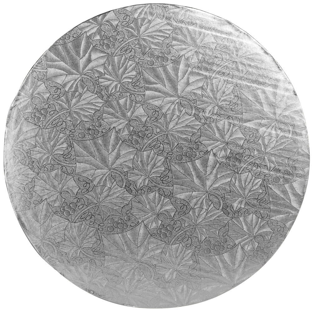 Enjay Cake Board Round Silver 12 inch 1/4 Thick - A2Z Cash N Carry