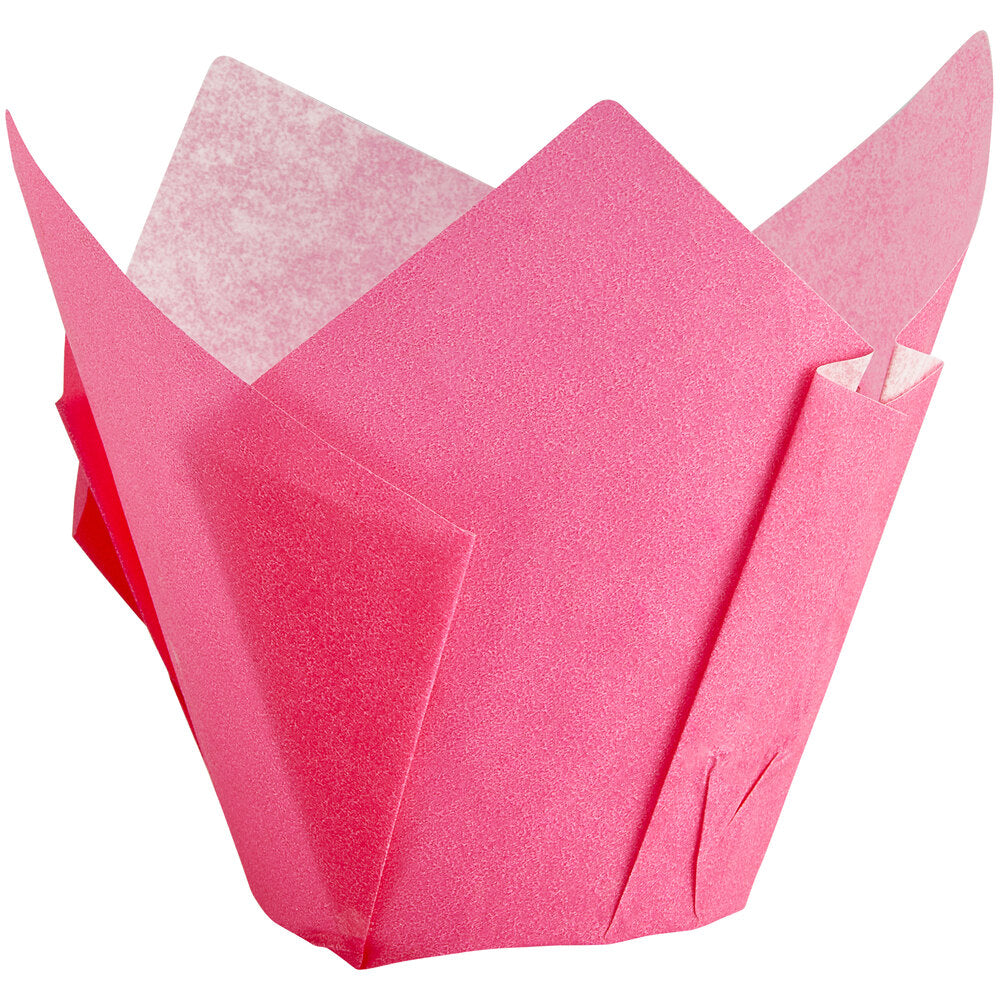 Enjay Muffin Cups Tulip Pink 1000 Ct - A2Z Cash N Carry