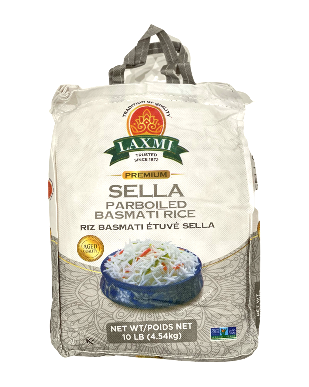 Laxmi Sella XL Parboiled Basmati Rice 10Lb - A2Z Cash N Carry