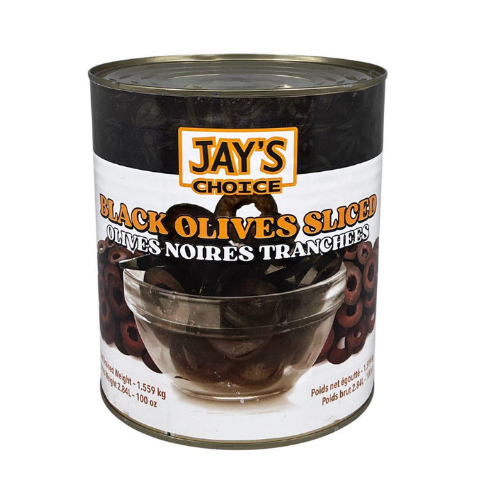 Fresco Jay's Choice Black Olives Sliced 100 Oz - A2Z Cash N Carry