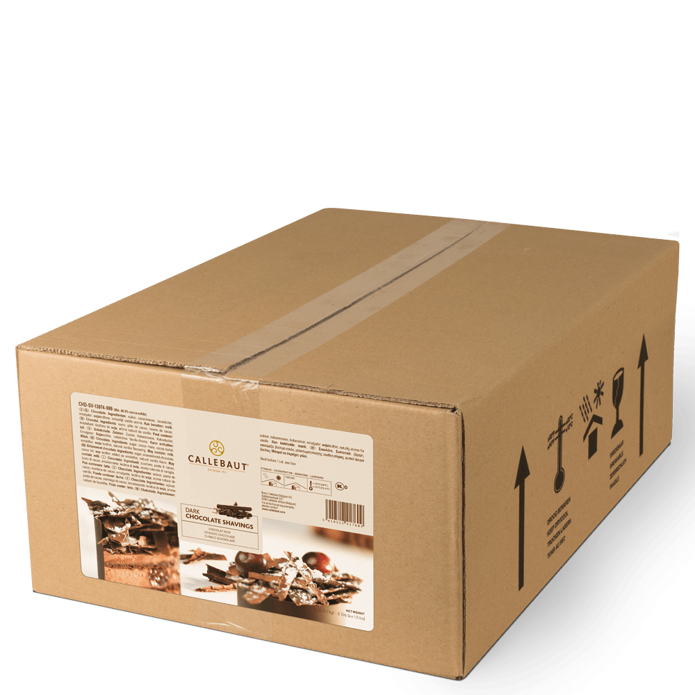 Callebaut Chocolate Shavings Dark 2.5kg - A2Z Cash N Carry