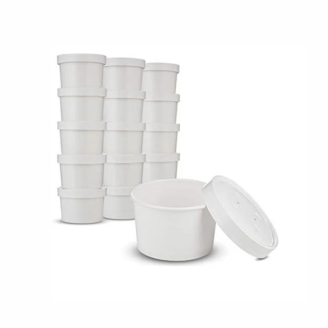 7" Paper Lids For Round Container - 512/527
