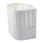 Hy Five 9" Chef Hat Paper Flat Pack CHP-FP9