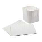 Hy Five 7" Chef Hat Paper Flat Pack CHP-FP7