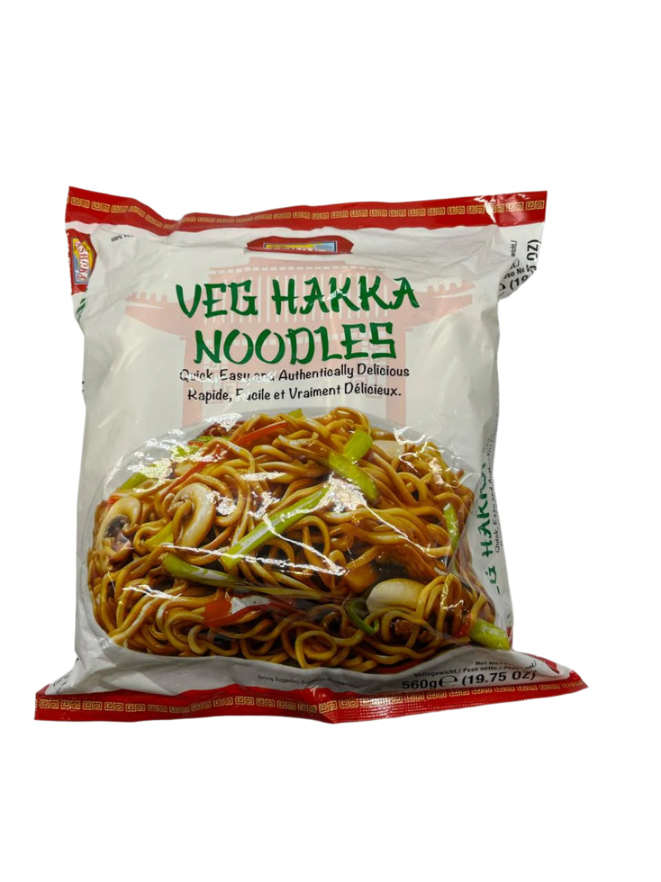 Ashoka Just Soak Veg Hakka Noodles 560g - A2Z Cash N Carry