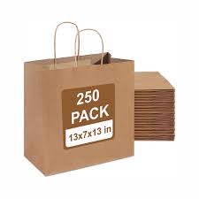 Brown Paper Bag w/ Twisted Handle 13x7x13