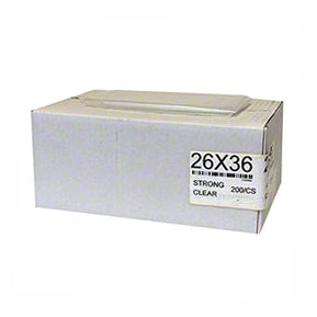 Garbage Bags - Strong - Clear - 26"X36"