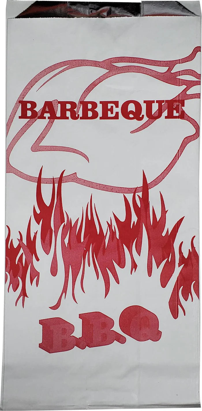 Atlas - Foil BBQ Chicken Bags - Printed - 5.5x3.5x12 - 1000Ct