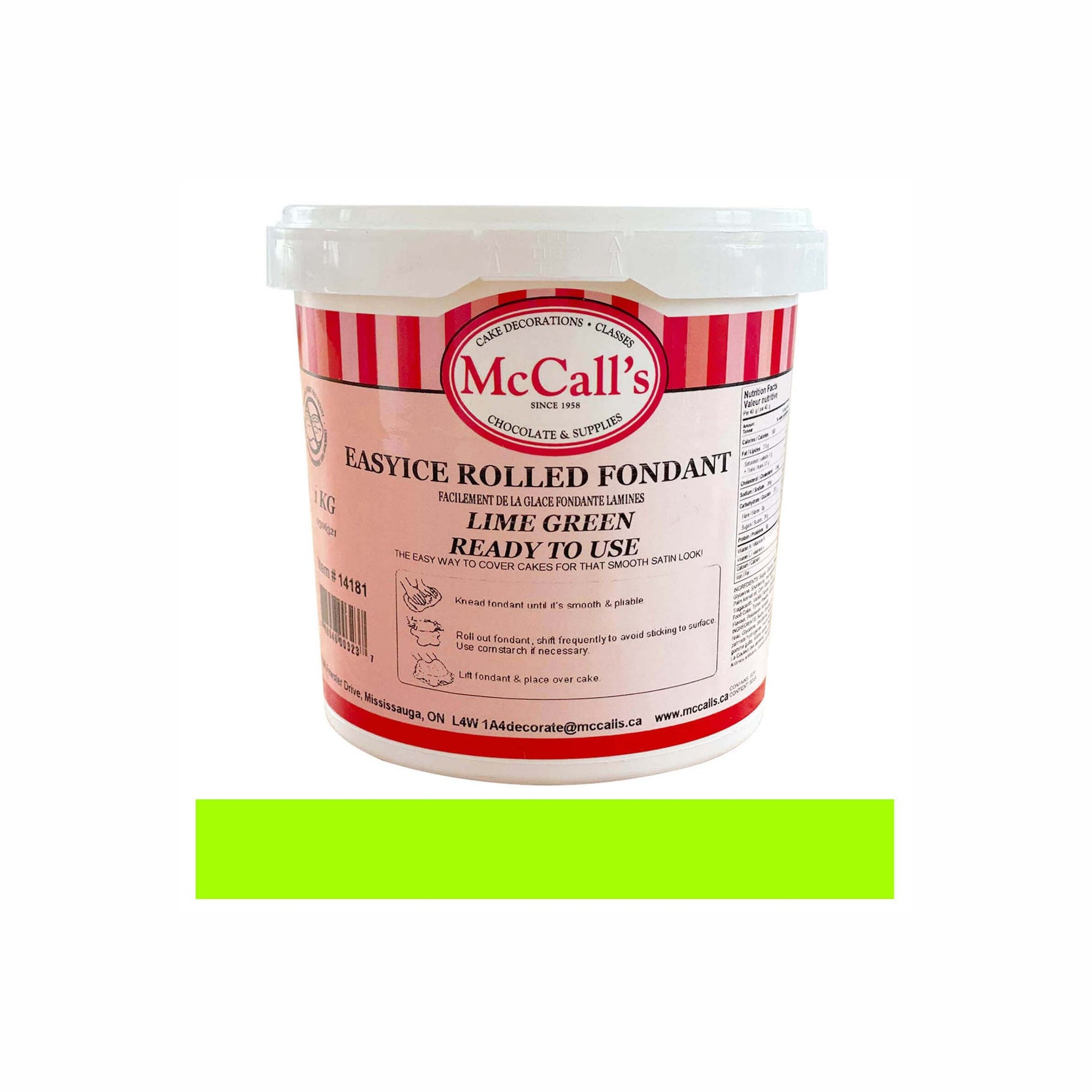 McCall's - Fondant Easyice Lime Green