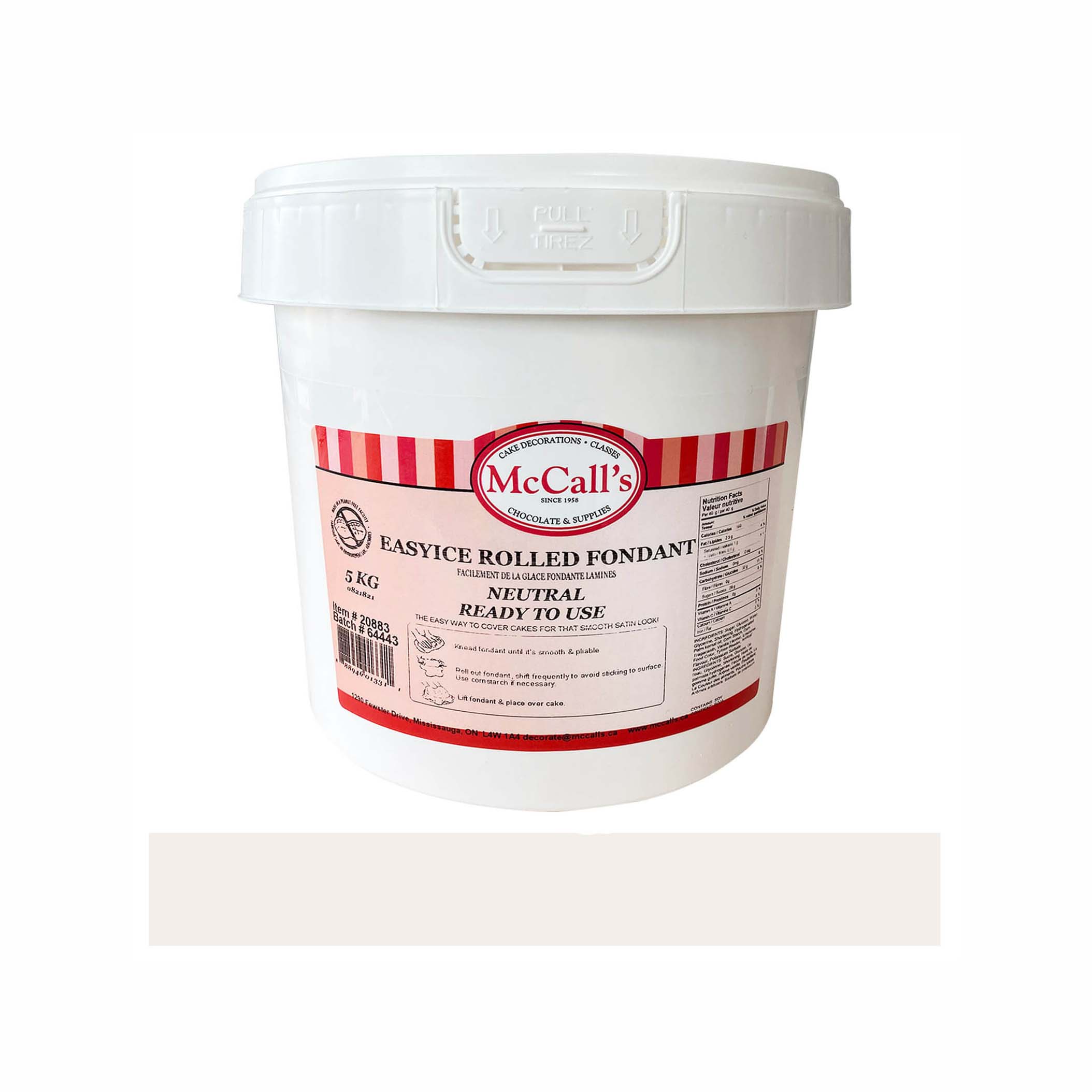 McCall's - Fondant Easyice Neutral 5 Kg.
