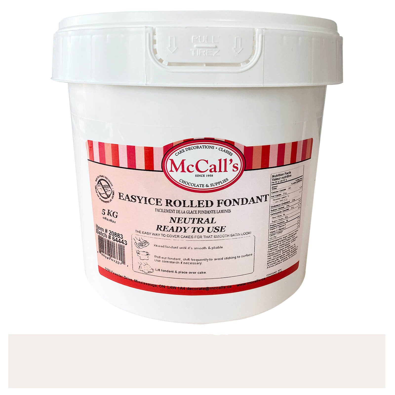 McCall's - Fondant Easyice Neutral 5 Kg