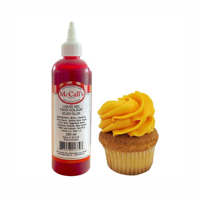 McCall's - Gel Liquid Food Color Golden Yellow 10.5Oz